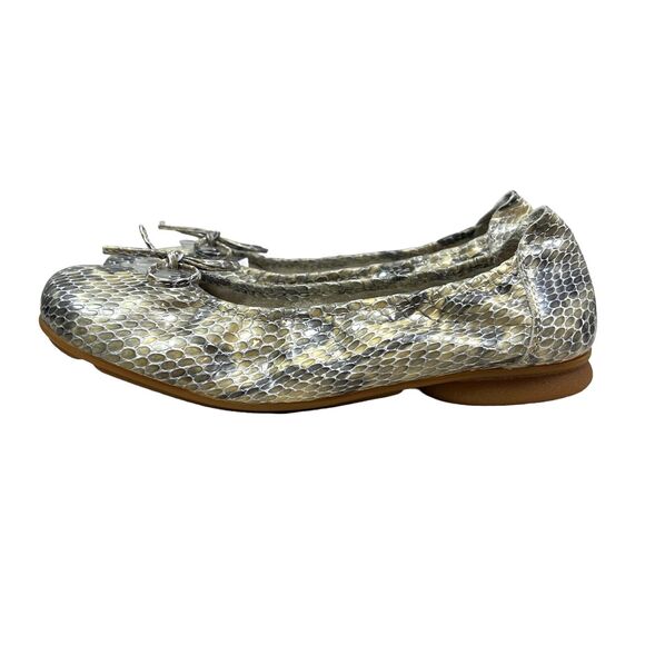Sabrinas Ballet Flats Embossed Patent‎ Leather Rubber Soles Green Women EUR 38 - Picture 5 of 8